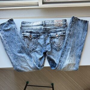 True Religion Light Blue Relaxed Jeans